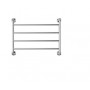 Lillian Heated Towel Rail, 600 x 458mm, Chrome 4 Bars